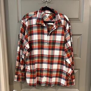 J. Crew Multicolor Plaid Button Down Shirt